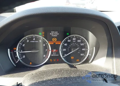 2017 Acura Mdx Advance Package из США, поврежденный, VIN 5FRYD4H84HB015489